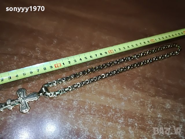 ЛАНЕЦ ЗА ВРАТА-ЦВЯТ ЗЛАТО 2808221003, снимка 7 - Колекции - 37822372