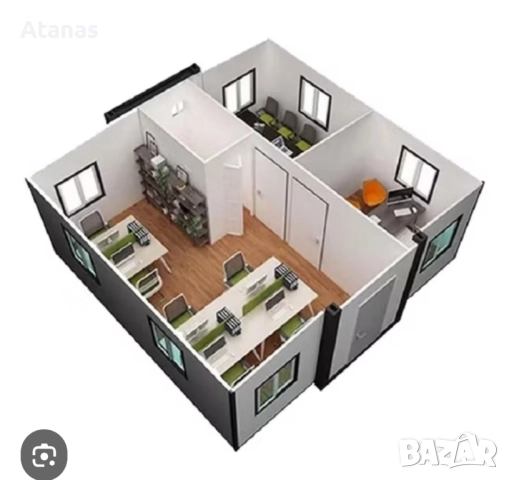 Къща сглобяема ( разгъваема) 37кв.м., снимка 15 - Къщи - 52263786