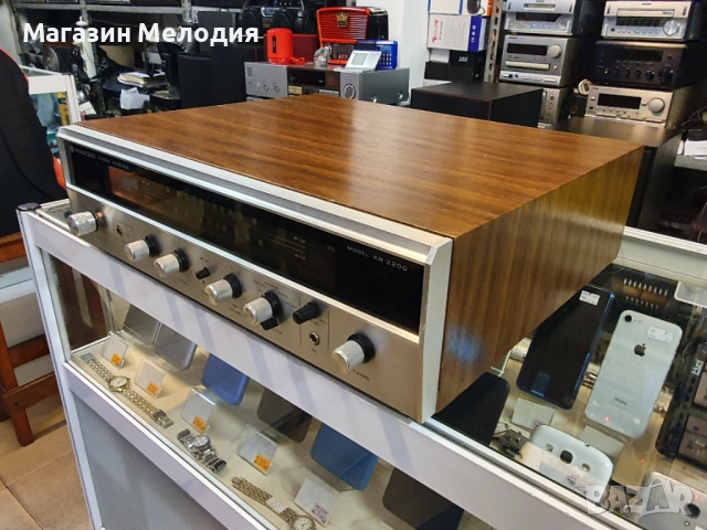 Ресийвър Kenwood KR-2200 В отлично техническо и визуално състояние. Радиото е с понижена чувствителн, снимка 9 - Ресийвъри, усилватели, смесителни пултове - 50791330