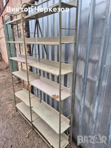 метален стелаж библиотека, снимка 3 - Етажерки - 53055693