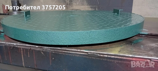 кръгъл метален капак за водомерна шахта , снимка 4 - Други - 52855287