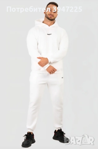 Мъжки бял екип Genezis, снимка 4 - Спортни дрехи, екипи - 54092428