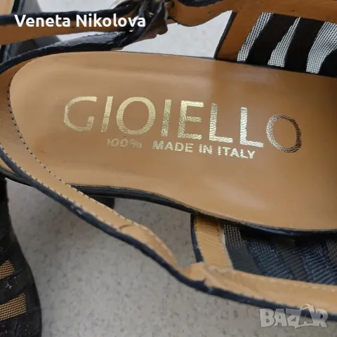 Елегантни дамски сандали Gioiello, снимка 5 - Сандали - 56056336