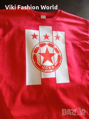 Тениска ЦСКА с Име и Номер - Персонализирана, снимка 2 - Тениски - 53183392