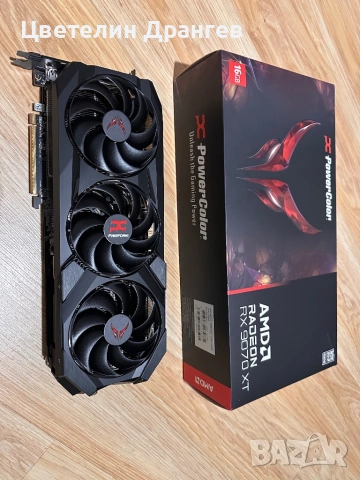 Powercolor RX 9070XT Red Devil  16 GB DDR6 - Нова, снимка 6 - Видеокарти - 53897237