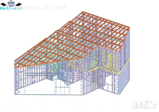 Къща,Бунгало,Преместваема къща,Сглобяеми къщи,Модулни,Жилищни-255,4м², снимка 1