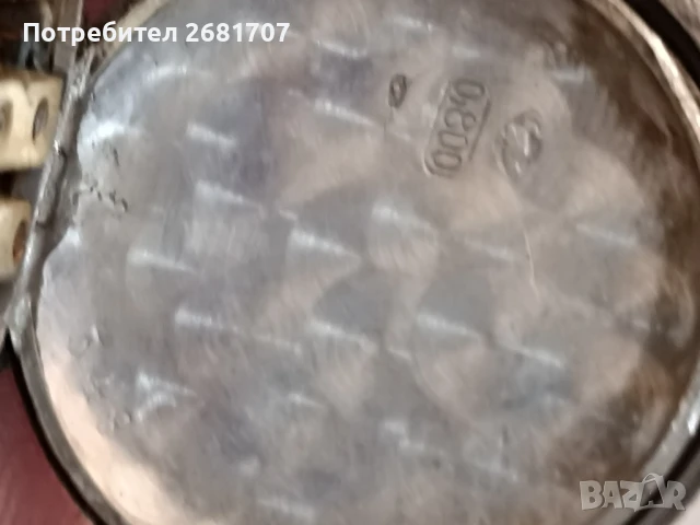 сребърен джобен часовник , снимка 6 - Джобни - 50956352
