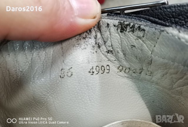 Оригинални дамски кожени ботуши Hugo Boss 36 номер, снимка 7 - Дамски ботуши - 35371645