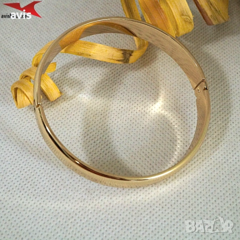 Гривна с 14К златно покритие 234869, снимка 3 - Гривни - 54063160