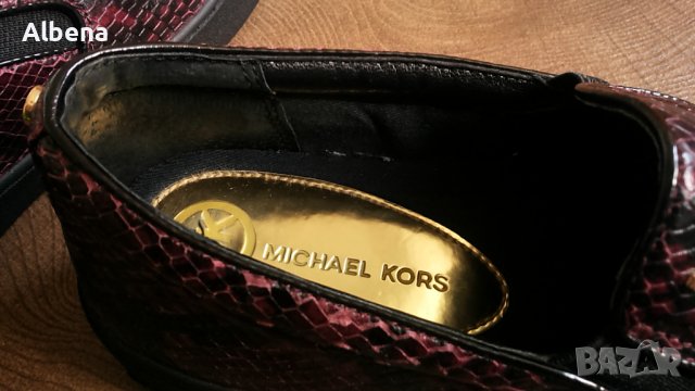MICHAEL KORS Leather Women Shoes Размер EUR 38 дамски обувки 114-12-S, снимка 14 - Дамски ежедневни обувки - 37128234