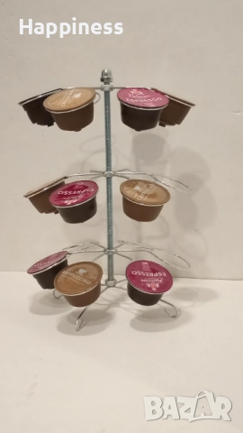 Стойка за 18 Капсули Dolce Gusto - ръчна изработка, снимка 3 - Кафемашини - 52903934
