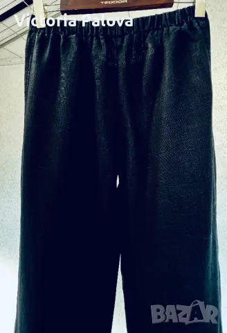 AUGENSTERN натур мода  панталон от груб лен, снимка 6 - Панталони - 47615446