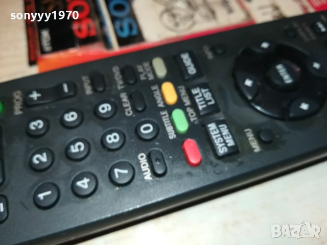 SONY RMT-250P HDD/DVD RECORDER REMOTE-ВНОС SWISS 3011251656, снимка 8 - Дистанционни - 52593940