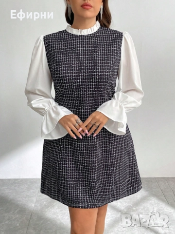 Есенно- зимна рокля, Елегантна рокля, Стилна рокля, снимка 3 - Рокли - 52218786