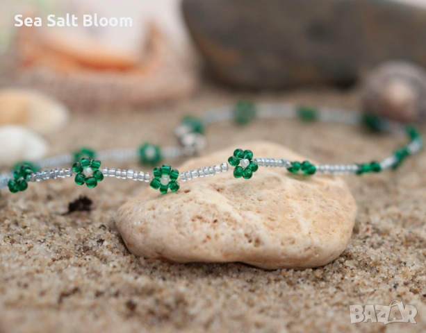 Чокър маргаритки, снимка 16 - Колиета, медальони, синджири - 54031898