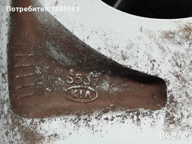 4бр. ал джанти Kia (оригинални) 5x114,3 , 7x17 , ET56 , централен отвор 67,1мм, снимка 8 - Гуми и джанти - 51886602