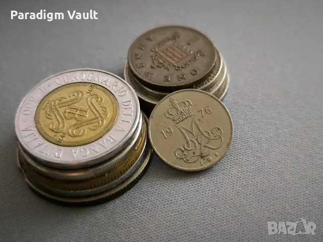 Монета - Дания - 10 оре | 1976г., снимка 2 - Нумизматика и бонистика - 48655527