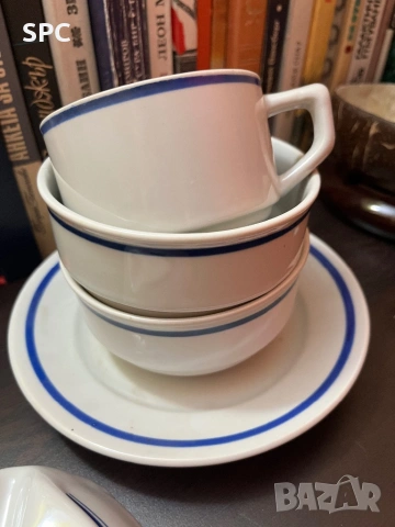 Порцеланов комплект, снимка 3 - Чинии - 54359028