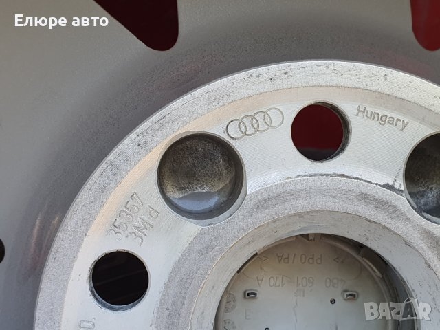 Джанти Audi 5x112x7,5J16ет45, снимка 12 - Гуми и джанти - 42564722