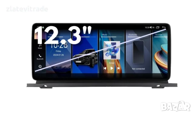 BMW 5 Series F07 GT (2011/2012) CIC 12.3" - навигация,2224+12