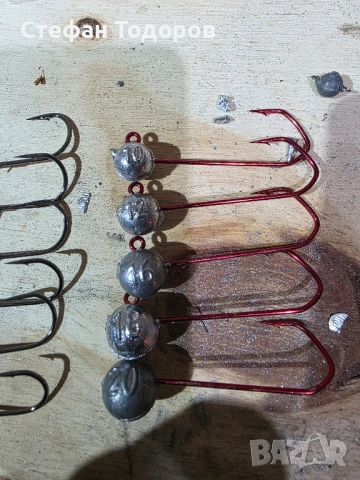 джиг глави и чебурашки , снимка 2 - Такъми - 52527826