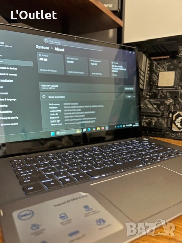 Лаптоп Dell Inspiron 5406, i7-11Gen, 512GB SSD, 12GB RAM, Touchscreen, снимка 7 - Лаптопи за работа - 53136929