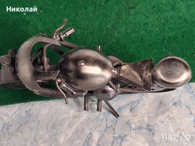Метална Фигура Мотоциклет , снимка 6 - Антикварни и старинни предмети - 52417804