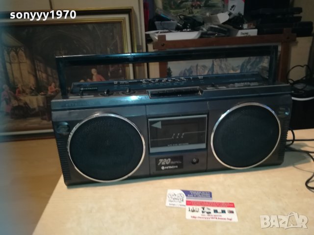hitachi 720 stereo 2510200955, снимка 6 - Радиокасетофони, транзистори - 30545562
