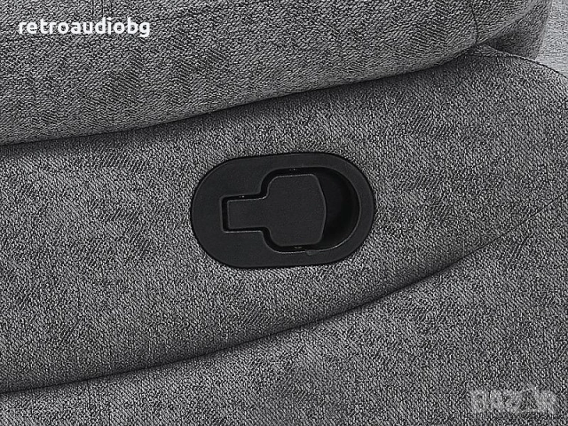  Релакс фотьойл НЕРОН в сив цвят, снимка 5 - Дивани и мека мебел - 52736161