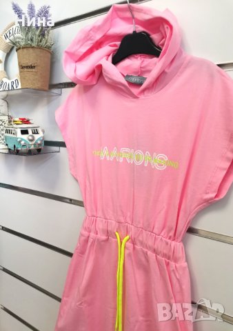 Рокля Marions в розово, снимка 2 - Детски рокли и поли - 35590081