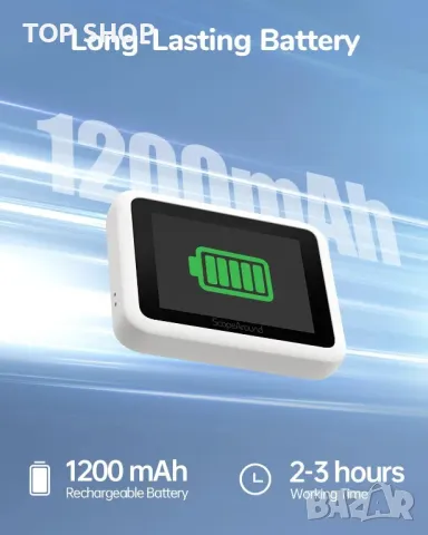 Медицински отоскоп с дисплей ScopeAround M28, снимка 7 - Медицинска апаратура - 49106096