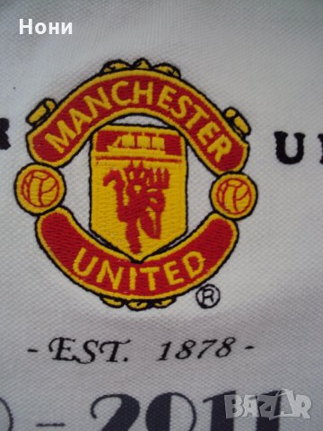 Оригинална тениска на Манчестър Юнайтед с везано лого, снимка 3 - Футбол - 31549228