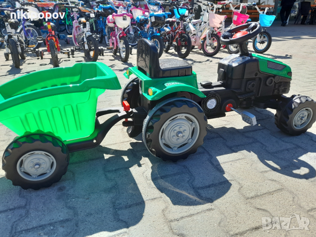 PILSAN зелен детски трактор ACTIVE с ремарке, снимка 11 - Коли, камиони, мотори, писти - 44585963