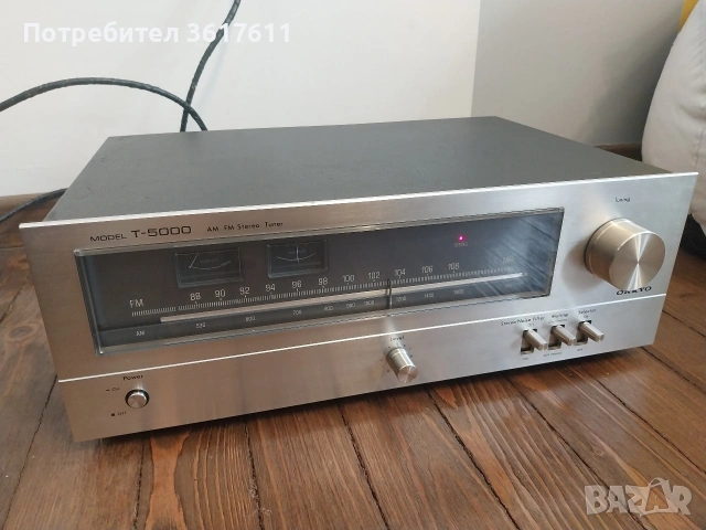 Ретро тунер Onkyo T-5000, снимка 4 - Ресийвъри, усилватели, смесителни пултове - 54219975