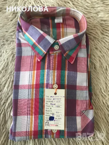 Нови мъжки ризи с къс ръкав, снимка 2 - Ризи - 49815622