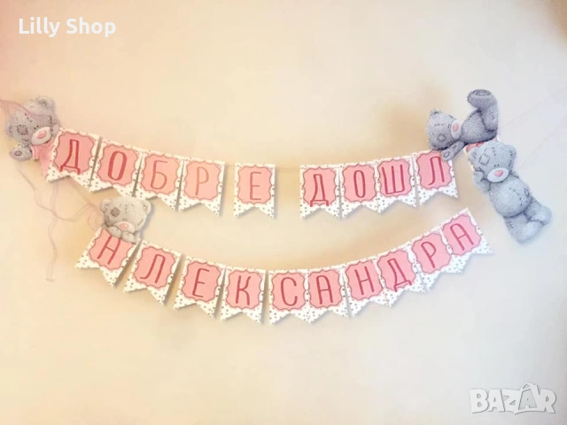 Банери и декорации за посрещане на бебе, снимка 7 - Декорация - 53073301