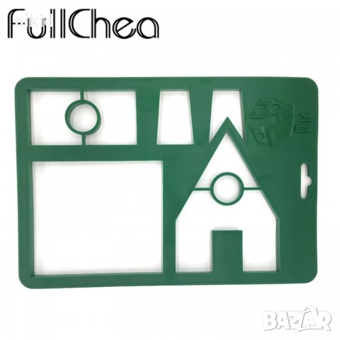 3D Сглобяваща Голяма Коледна къща пластмасова форма шаблон резец за направа тесто бисквитки къщичка, снимка 2 - Форми - 34552902