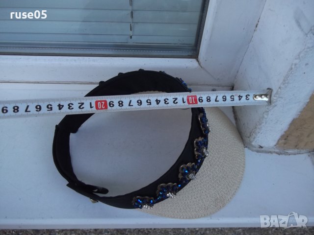 Шапка козирка обшита с камъни нова, снимка 6 - Шапки - 42526781