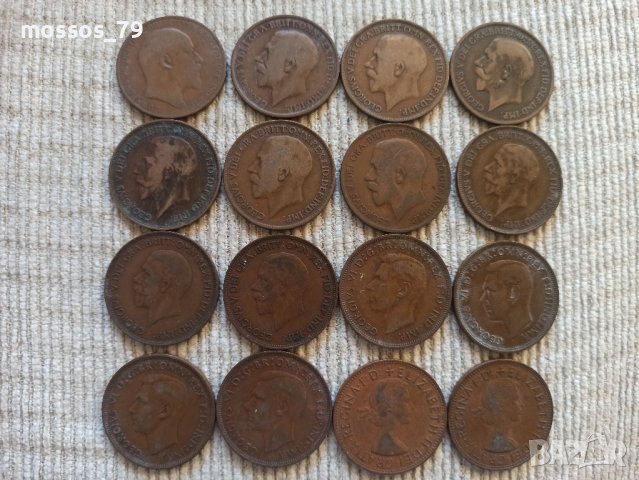 16 монети Великобритания, снимка 3 - Нумизматика и бонистика - 42883098