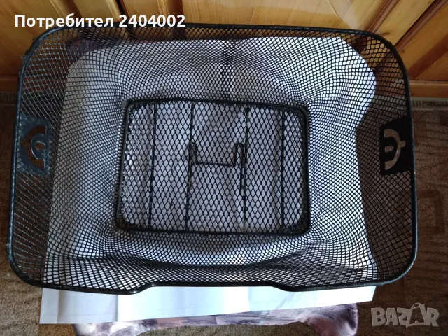 Метална кошница и метални калници за велосипед 