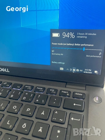 Лаптоп Dell, снимка 4 - Лаптопи за работа - 54343037