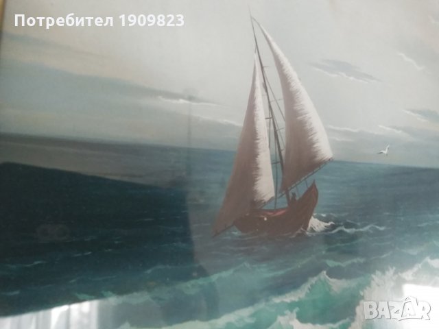 Майсторска морска картина, снимка 3 - Картини - 29569493