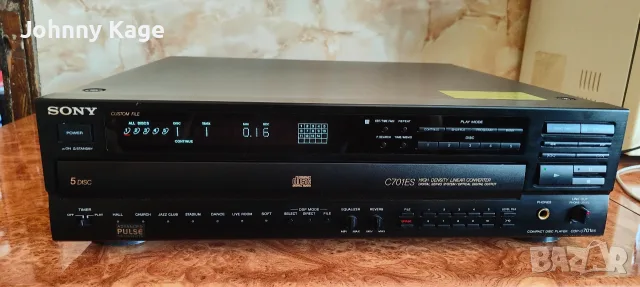 Sony CDP-C701ES 
, снимка 3 - Аудиосистеми - 56404193