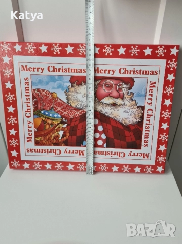 Коледно плато с шпатула за десерти, снимка 6 - Чинии - 52351096