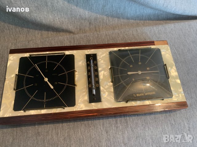 барометър  термометър влагомер, снимка 2 - Антикварни и старинни предмети - 42720560