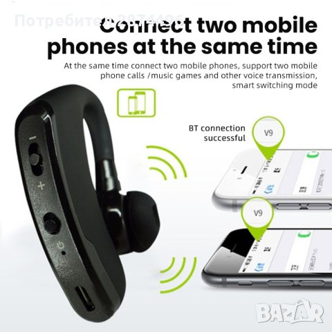 4081 Хендсфри слушалка, снимка 2 - Слушалки, hands-free - 42143206