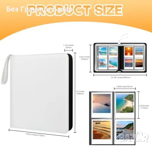 Нов Голям фотоалбум за 256 моментни снимки Polaroid/Instax Square фото, снимка 3 - Други - 49606353