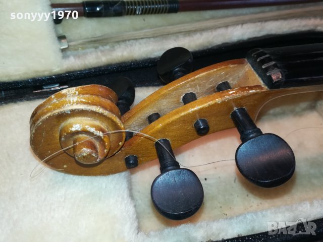 цигулка с лък и куфар-внос англия 0102221909, снимка 7 - Струнни инструменти - 35638839