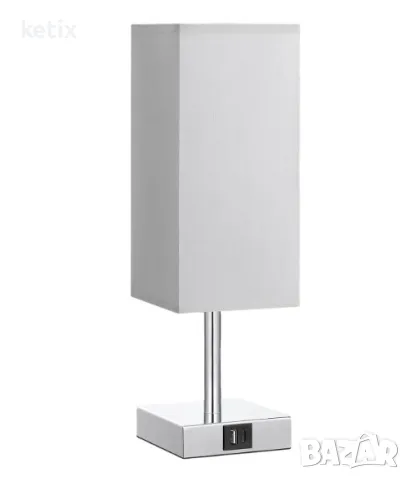 Настолна лампа със сензорно управление с USB A+C портове 