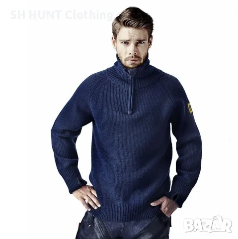 Snickers 2905 Work 100% Wool Sweater размер L работен пуловер 100% Вълна W4-773, снимка 3 - Пуловери - 55793084